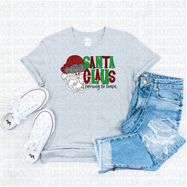 Santa Claus Is Coming To Town Tee