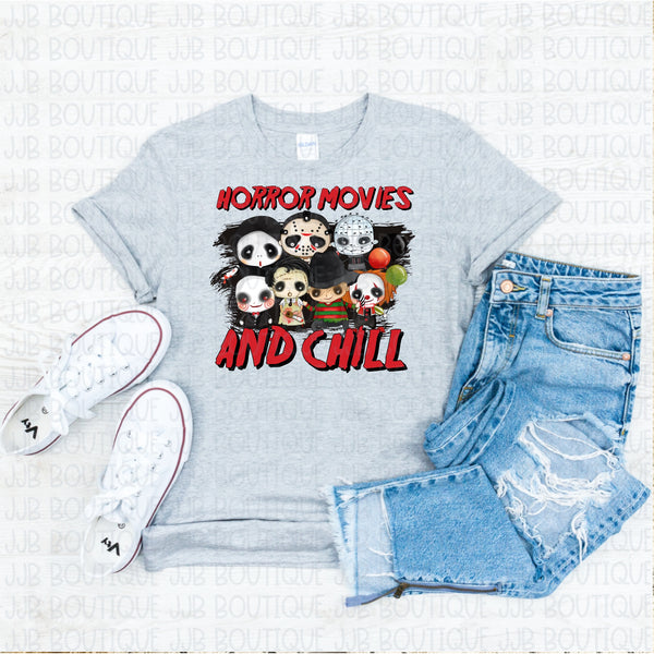 Horror Movies And Chill Tee