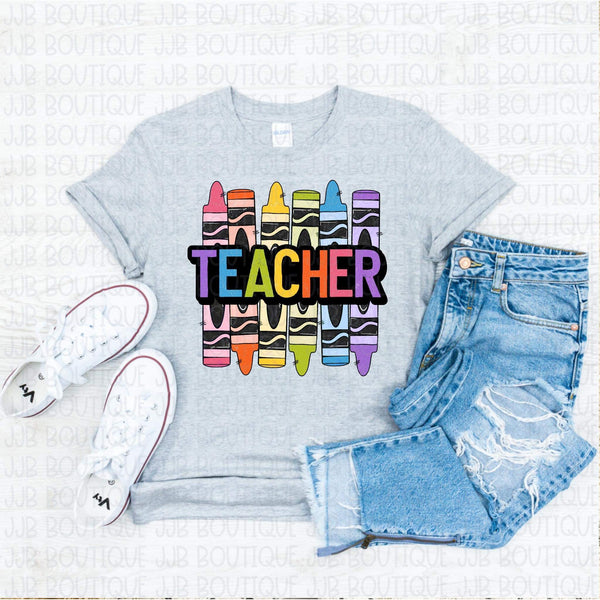 Teacher Crayons Tee