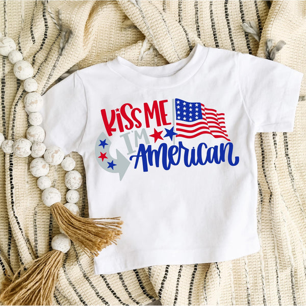 Kiss Me I’m American Tee