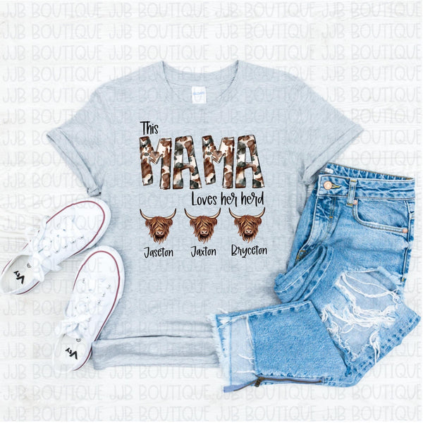 This Mama Loves Her Herd Tee